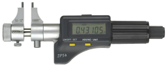 .2 - 1.2'' Measuring Range - .00005/.001mm Resolution - Friction Thimble - Hardened & Ground Face -  Electronic Inside Micrometer - Industrial Tool & Supply