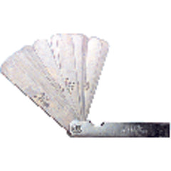 Thickness Gage - 26 Leaf-0.0015″ to 0.025″ Range - Industrial Tool & Supply