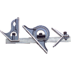 2 Pieces Combination Square Set - Model CS122-12″ - Industrial Tool & Supply