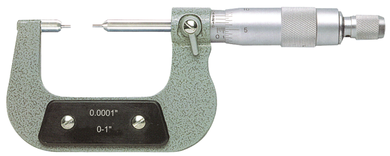 2 - 3'' Measuring Range - .0001 Graduation - Ratchet Thimble - Carbide Face - Spline Micrometer - Industrial Tool & Supply