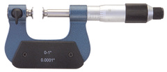 0 - 1'' Measuring Range - .0001 Graduation - Friction Thimble - High Speed Steel Face - Interchangeable Anvil Micrometer - Industrial Tool & Supply