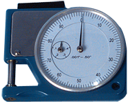 #DTG2 - 0 - .500'' Range - .001" Graduation - 1/2'' Throat Depth - Dial Thickness Gage - Industrial Tool & Supply