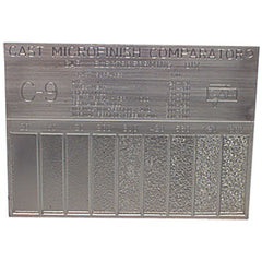 Microfinish Surface Comparator - Model C9–9 Specimens for Checking Varied Roughness Results - Exact Industrial Supply