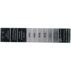 Microfinish Surface Comparator - Model G60–12 Specimens for Checking Varied Roughness Results - Exact Industrial Supply