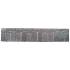 Microfinish Surface Comparator - Model G6–6 Specimens for Checking Varied Roughness Results - Exact Industrial Supply