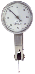 .008 Range - .0001 Graduation - Horizontal Dial Test Indicator - Industrial Tool & Supply