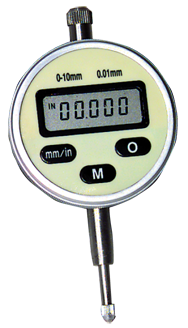 0 - 4 / 0 - 100mm Range - .0005/.01mm Resolution - Electronic Indicator - Industrial Tool & Supply