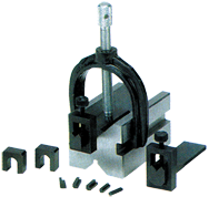 #Z1000 - .030 to 9/32" Capacity - Mini-Vee V-Block Accessory Set - Industrial Tool & Supply