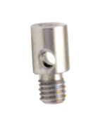 M2 x .4 Male Thread - 10mm Length - Stainless Steel Adaptor Tip - Industrial Tool & Supply