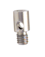 M4 x .7 Male Thread - 10mm Length - Stainless Steel Adaptor Tip - Industrial Tool & Supply