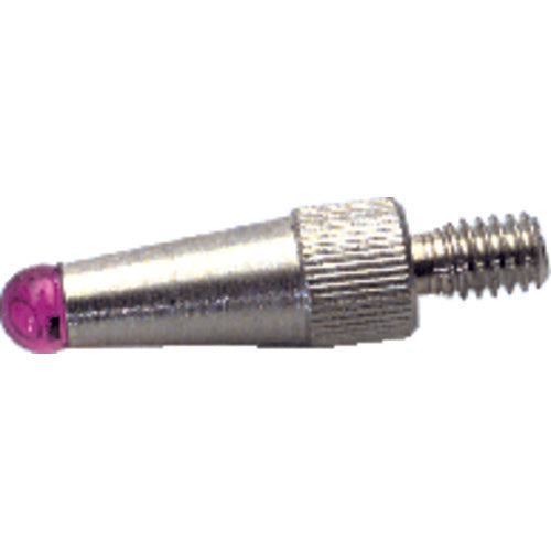 3 mm Tip × 3/4″ Long with 4-48 Thread - Ruby Ball Contact Point - Industrial Tool & Supply