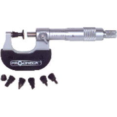 Anvil - Super Spline - 0.235″, 0.250″, & 0.270″ Anvil Diameter - Individual Micrometer Anvil Attachment - Industrial Tool & Supply