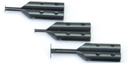 Set of 3 Pairs-Min Depth .400; .625; & 1 - Groove Measurement Caliper Jaw Set - Industrial Tool & Supply