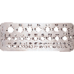 ‎14 - 1/16″-1/2″ - Drill Gage - Industrial Tool & Supply