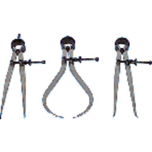 Kit Contains: 6″ Divider, 6″ Inside Caliper, 6″ Outside Caliper, 6″ E/M Pocket Rule, 5″ Vernier Caliper-5 Piece Technical Measuring Set - Industrial Tool & Supply