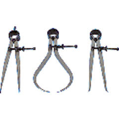 Kit Contains: 6″ Divider, 6″ Inside Caliper, 6″ Outside Caliper, 6″ E/M Pocket Rule, 5″ Vernier Caliper-5 Piece Technical Measuring Set - Industrial Tool & Supply