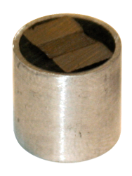 Rare Earth Two-Pole Magnet - 2'' Diameter Round; 345 lbs Holding Capacity - Industrial Tool & Supply