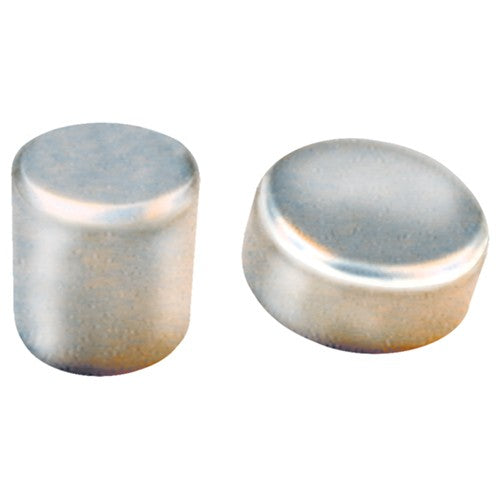 Rare Earth Magnet Material (Nickel) - 1/2″ Diameter Round; 22.4 lbs Holding Capacity - Industrial Tool & Supply