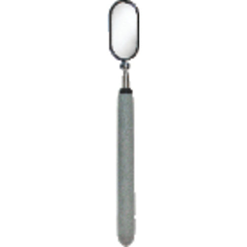 2″ × 1 1/4″ Size - Rectangular-36 1/2″ Extended Length - Telescoping Pocket Mirror - Industrial Tool & Supply