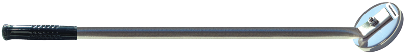 Long Reach Magnetic Retriever - Round - 38'' Length; 3-1/4" Magnet Size; 47.5 lbs Holding Capacity - Industrial Tool & Supply