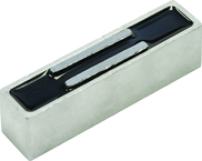 Multi-Purpose Two-Pole Ceramic Magnet - 1-1/4 x 4-1/2'' Bar; 75 lbs Holding Capacity - Industrial Tool & Supply