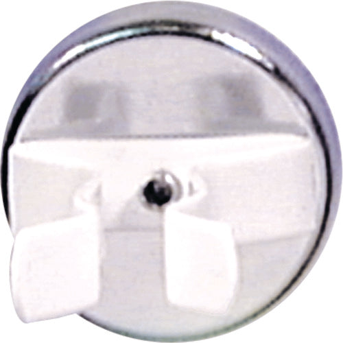 Cup Magnet 2.63″ Diameter White Coated - Industrial Tool & Supply