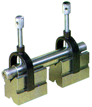 #NVB-117 - 1-1/4 x 1-1/4 x 1-5/8'' - V-Block & Clamp Set - Industrial Tool & Supply