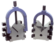 #NVB7502 - 2-1/2 x 2-3/4 x 2'' - V-Block & Clamp Set - Industrial Tool & Supply