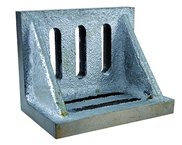 4-1/2 x 3-1/2 x 3" - Machined Webbed (Closed) End Slotted Angle Plate - Industrial Tool & Supply