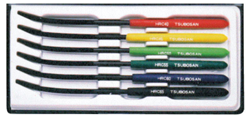 #FHC6 Hardness Testing Files-6 Piece Set - Hardness Tester Accessory - Industrial Tool & Supply