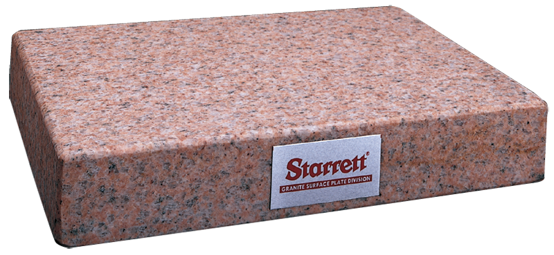 12 x 12" - Grade A 2-Ledge 4'' Thick - Granite Surface Plate - Industrial Tool & Supply