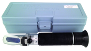 Refractometer with carring case 0-10 Brix Scale; includes case & sampler - Industrial Tool & Supply
