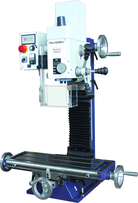 14" Gear Head Milling Machine, Variable Speed, 1.25HP, 120V, 1PH - Industrial Tool & Supply