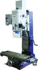 20" Gear Head Milling Machine, Variable Speed, 3HP, 240V, 1PH - Industrial Tool & Supply