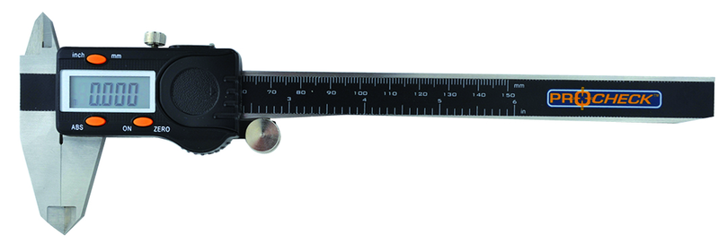 Absolute Digital Caliper -12"/300mm Range - .0005/.01mm Resolution - Output L5 Connector - Industrial Tool & Supply