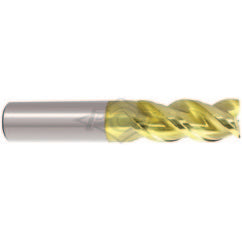 1/4 x 1/4 x 1/2 x 2 3 Flute Carbide End Mill-DLC - Industrial Tool & Supply