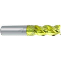 1 x 1 x 1-1/2 x 4 3 Flute Carbide End Mill-DLC - Industrial Tool & Supply