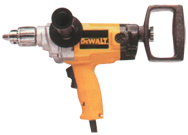 #DW130V - 9.0 No Load Amps - 0 - 550 RPM - 1/2'' Keyed Chuck - D-Handle Reversing Drill - Industrial Tool & Supply