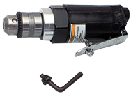 #FP3501 - 3/8'' Chuck Size - Straight - Non-Reversing - Air Powered Drill - Industrial Tool & Supply