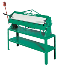 Box & Pan Hand Brake  - #HBU48-16 - 48-1/4'' Working Length - 16 Gauge Capacity (Mild Steel) Stand Included ( 48S) - Industrial Tool & Supply