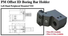 PM Offset ID Boring Bar Holder (Left Hand Peripheral Mounted VDI) - Part #: PM56.4032LS - Industrial Tool & Supply