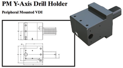 PM Y-Axis Drill Holder (Peripheral Mounted VDI) - Part #: PM59.3012D - Industrial Tool & Supply