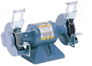 Grinder/Buffer - #8250W; 8 x 1 x 3/4'' Wheel Size; 3/4HP; 1PH; 115/230V Motor - Industrial Tool & Supply