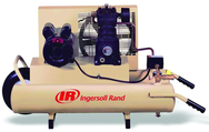 8 Gallon / Horizontal Tank; 5-1/2HP Gas Engine Air Compressor #SS3J5 5GH-WB - Industrial Tool & Supply