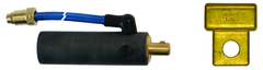 DA-1820L Dinse Machine Plug With Auxiliary Hose - Industrial Tool & Supply