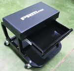 Mechanic's Roller Shop Stool with Drawer - Industrial Tool & Supply