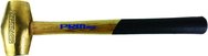 PRM Pro 8 lb. Brass Hammer with 32" Wood Handle - Industrial Tool & Supply