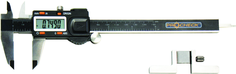 HAZ05 Absolute Digital Caliper 6" with Depth Gage - Industrial Tool & Supply