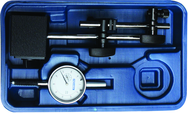 Fine Adjust Magnetic Base with IP54 Dial Indicator in Case - Industrial Tool & Supply