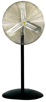 24" Adjustable Pedestal Commercial Fan - Industrial Tool & Supply